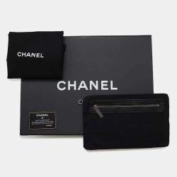 Chanel Black Lambskin Bubble Leather Chain Shoulder Bag