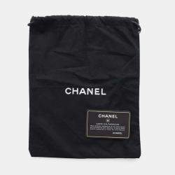 Chanel  Silver/Black Cc Logo Turnlock Chain Leather Shoulder Bag