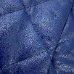 Pre Owned Chanel Blue Lambskin Leather 19 Flap Chain Shoulder Bag