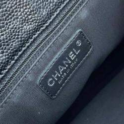 Chanel Black Caviar Leather GST Tote Bag