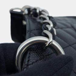 Chanel Black Caviar Leather GST Tote Bag