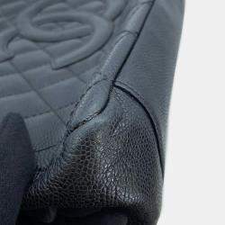Chanel Black Caviar Leather GST Tote Bag
