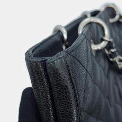 Chanel Black Caviar Leather GST Tote Bag