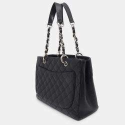 Chanel Black Caviar Leather GST Tote Bag