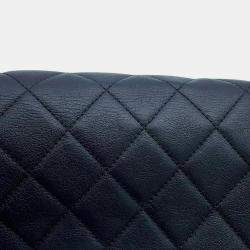 Chanel Black Calf Leather CC Pearl Shoulder Bag