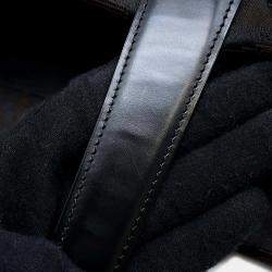 Chanel Brown/Black Nylon Leather New Travel Line Tote Bag 