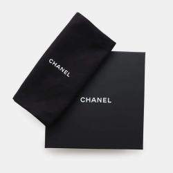 Chanel White Caviar Leather Vanity Chain Shoulder Bag