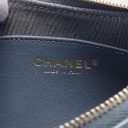 Chanel Blue Leather 19 Hobo Shoulder Bag