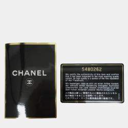 Pre Owned Chanel Black Velvet Turnlock Handbag