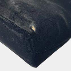 Pre Owned Chanel Black Velvet Turnlock Handbag