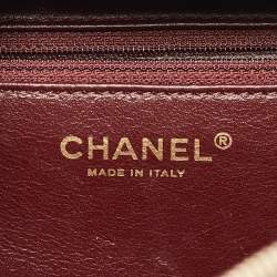 Pre Owned Chanel Green Quilted Leather Medium Trendy CC Bowling Bag