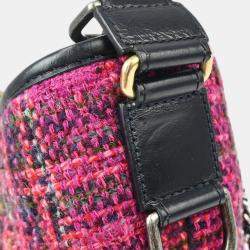 Chanel Pink Tweed Calfskin Medium Gabrielle Shoulder Bag