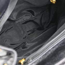 Chanel Black Calfskin Triple CC Backpack