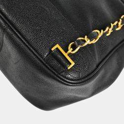 Chanel Black Calfskin Triple CC Backpack
