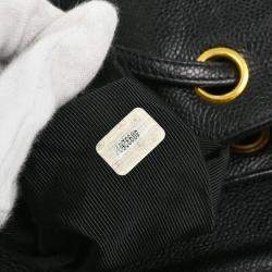 Chanel Black Calfskin Triple CC Backpack