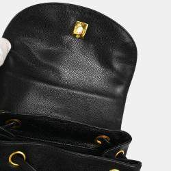 Chanel Black Calfskin Triple CC Backpack