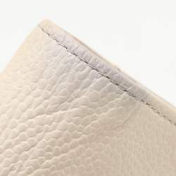 Chanel Cream Caviar Leather L Yen Wallet