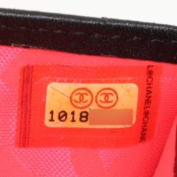 Pre Owned Chanel Black Quilted Leather Cambon Ligne Wallet