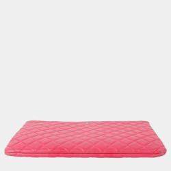 Chanel Pink Lambskin Large O-Case Clutch Bag