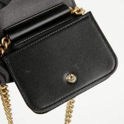 Chanel Black Caviar Chevron Quilted Boy Flap Waist Belt Bag 