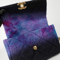 Chanel Multicolor Tweed 19 Large Tote Bag