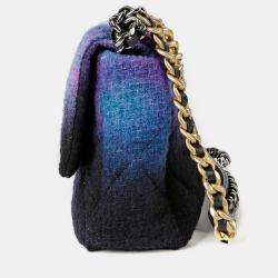 Chanel Multicolor Tweed 19 Large Tote Bag