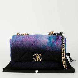 Chanel Multicolor Tweed 19 Large Tote Bag