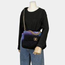 Chanel Multicolor Tweed 19 Large Tote Bag