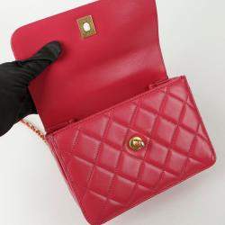 Chanel Top Handle Mini Flap Bag