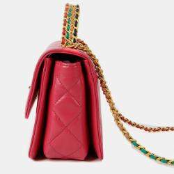 Chanel Top Handle Mini Flap Bag