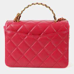 Chanel Top Handle Mini Flap Bag