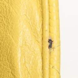 Chanel Yellow Quilted Leather Maxi Classic Single Flap Bag