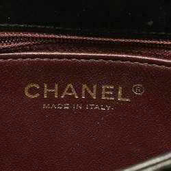 Pre Owned Chanel Black Quilted Leather Small Trendy CC Flap Bag