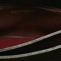 Pre Owned Chanel Black Quilted Leather Small Trendy CC Flap Bag