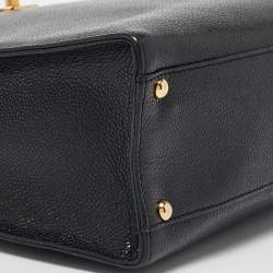Pre Owned Chanel Black Caviar Leather CC Chain Tote