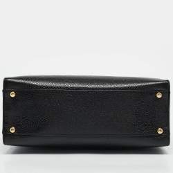 Pre Owned Chanel Black Caviar Leather CC Chain Tote