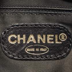 Pre Owned Chanel Black Caviar Leather CC Chain Tote