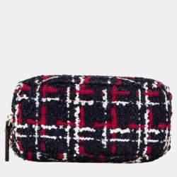 Chanel Multicolor Tweed 19 Round Clutch with Chain