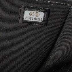 Chanel Black Caviar Leather Square Wallet on Chain