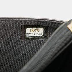 Chanel Black Lambskin Studded Wallet on Chain
