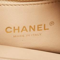 Pre Owned Chanel Black Quilted Leather Small Carry Chic Shopper Top Handle Bag