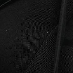 Pre Owned Chanel Black Textured Leather Small Boy Flap Bag