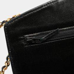 Chanel Black CC Caviar Wallet on Chain