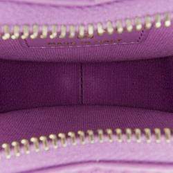 Chanel Purple Mini Lambskin CC in Love Heart Belt Bag