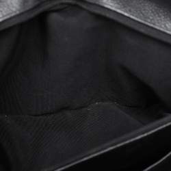 Chanel Black Quilted Caviar Leather Maxi Classic Single Flap Bag