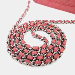 Chanel Pink Leather Woc Mini Crossbody Bag