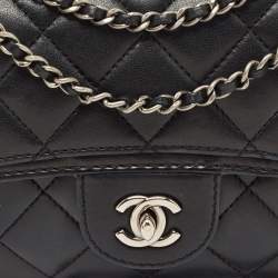 Chanel Black Quilted Leather Citizen Flap Bag