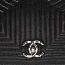 Chanel Black Quilted Leather Medium Korean Garden Flap Bag