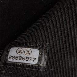 Chanel Black Suede Cocostellar Wallet on Chain