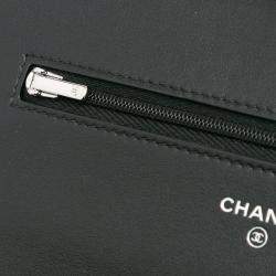 Chanel Black Suede Cocostellar Wallet on Chain